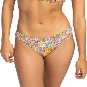 Roxy Women's Multicolor Medium coverage Bikini Swim Bottoms L NWT